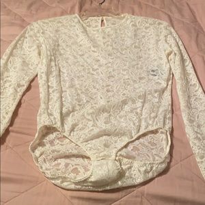 DKNY lace bodysuit Like New